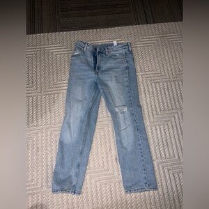 H&M Light Blue Straight Leg Jeans